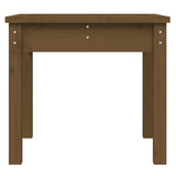 Banc de jardin marron miel 50x44x45 cm bois de pin massif