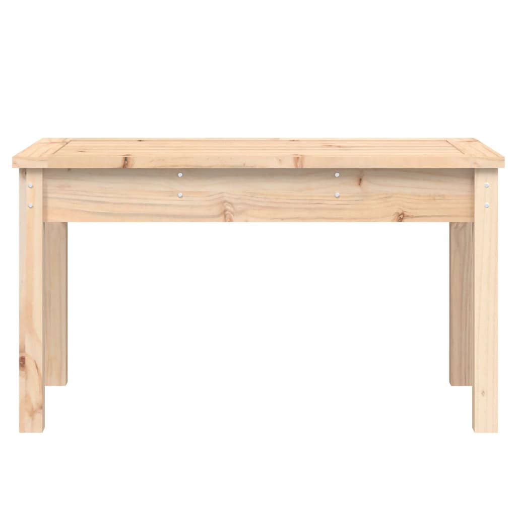 Banc de jardin 80x44x45 cm bois massif de pin