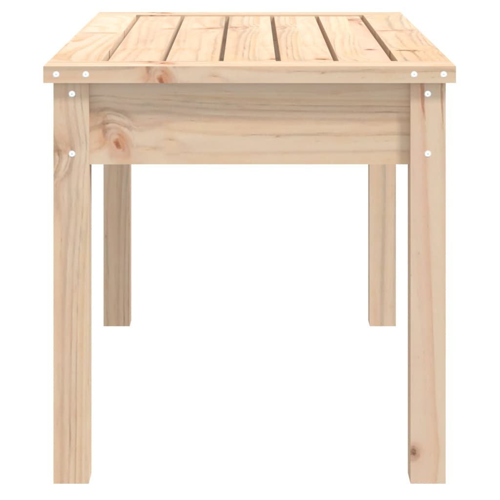 Banc de jardin 80x44x45 cm bois massif de pin