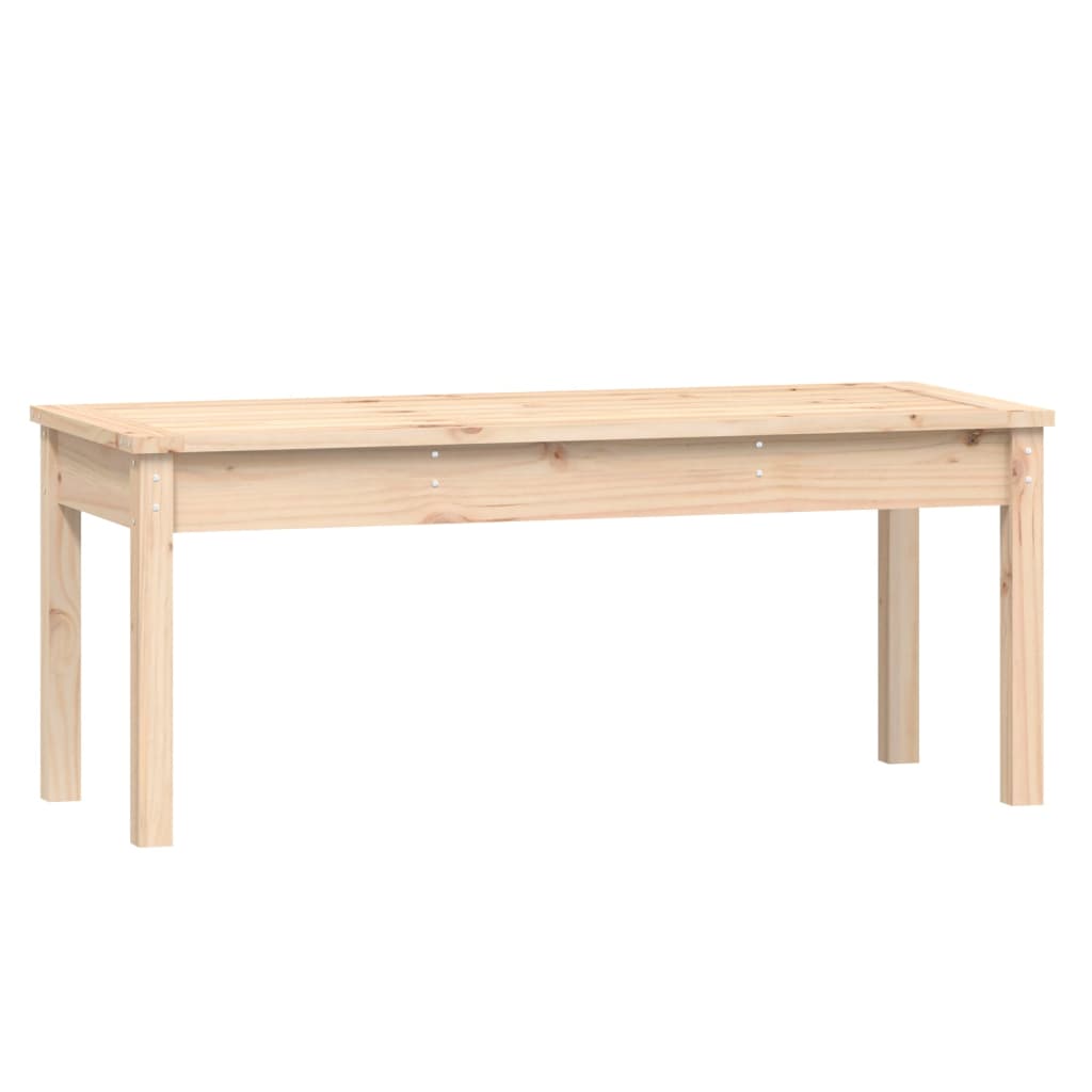 Banc de jardin 109x44x45 cm bois massif de pin