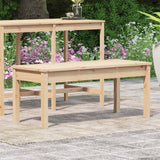 Banc de jardin 109x44x45 cm bois massif de pin