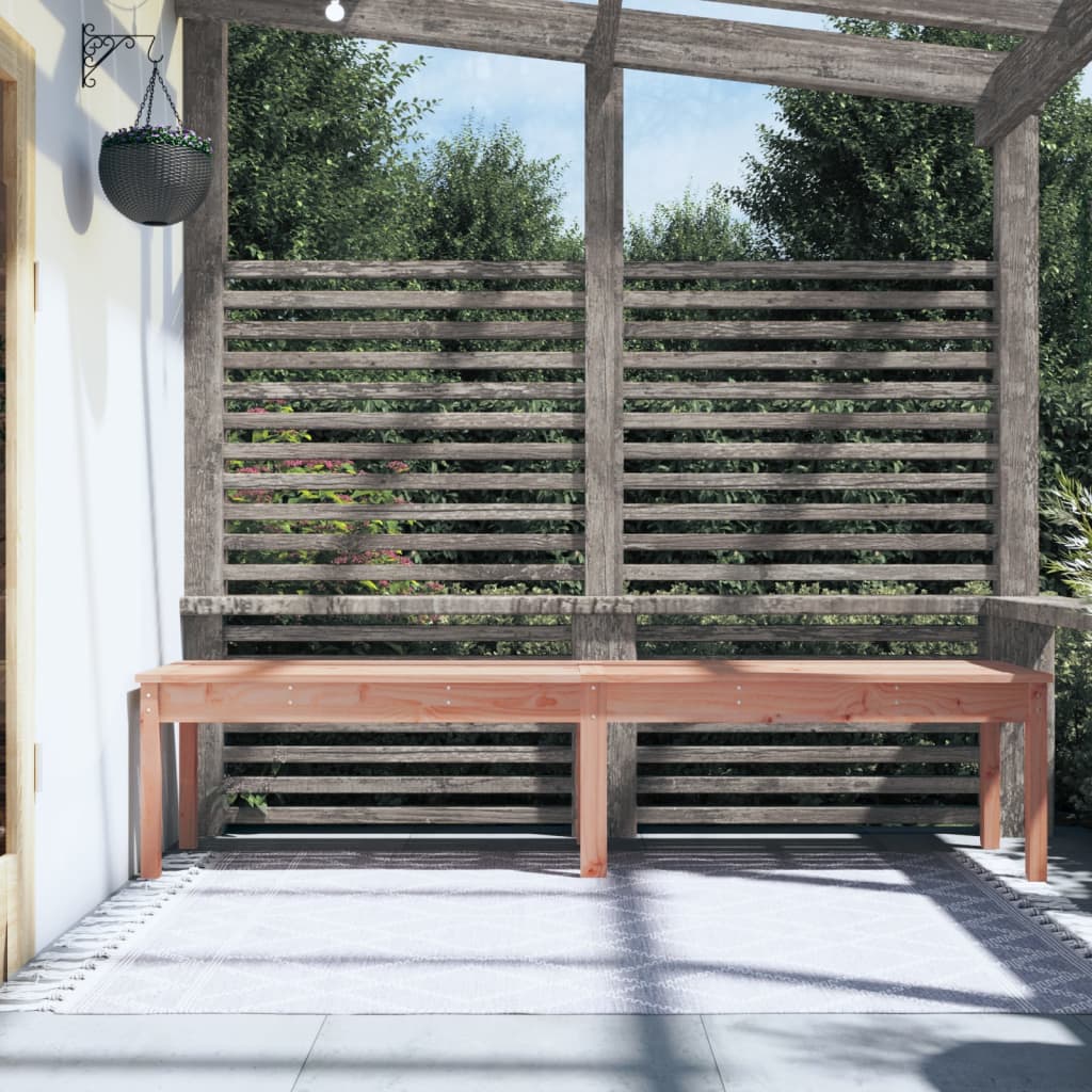 Banc de jardin à 2 places 203,5x44x45 cm bois massif de douglas