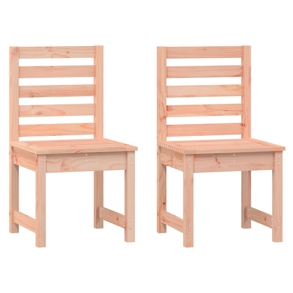 Chaises de jardin lot de 2 50x48x91,5 cm bois massif de douglas