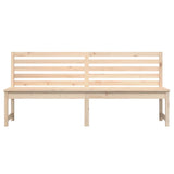 Banc de jardin 201,5 cm bois massif de pin