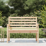 Gartenbank 109x48x91,5 cm massives Kiefernholz