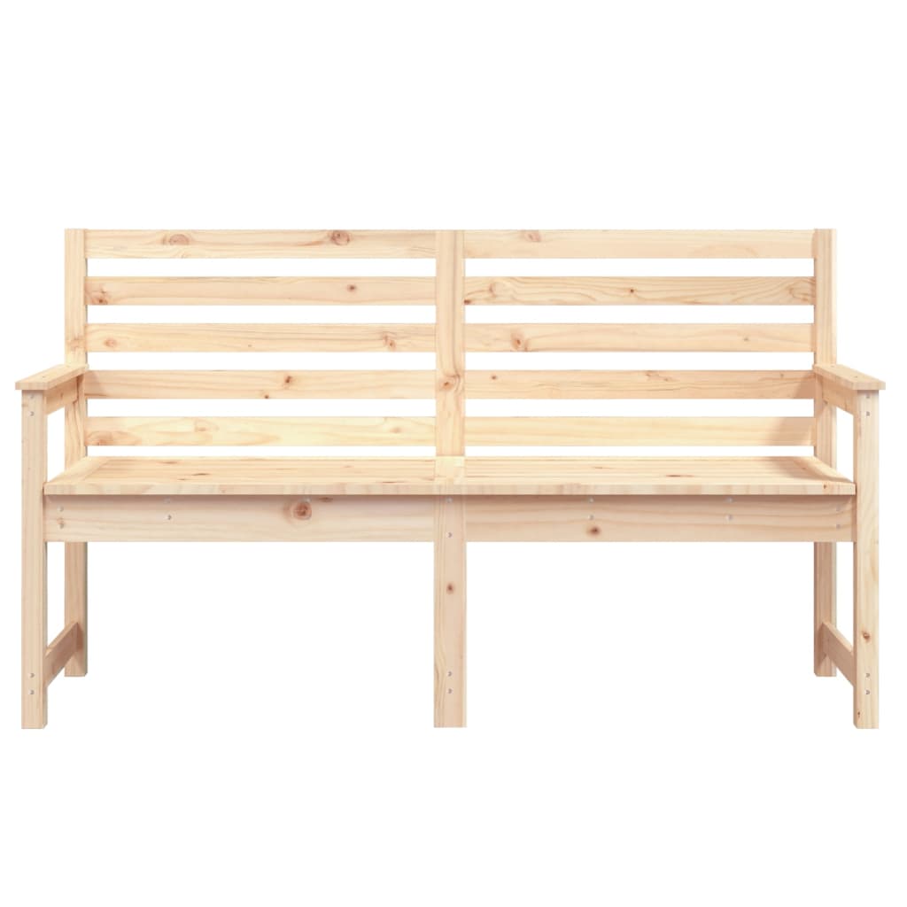 Banc de jardin 159,5x48x91,5 cm bois massif de pin