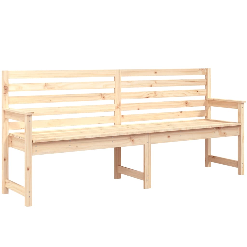 Banc de jardin 203,5x48x91,5 cm bois massif de pin