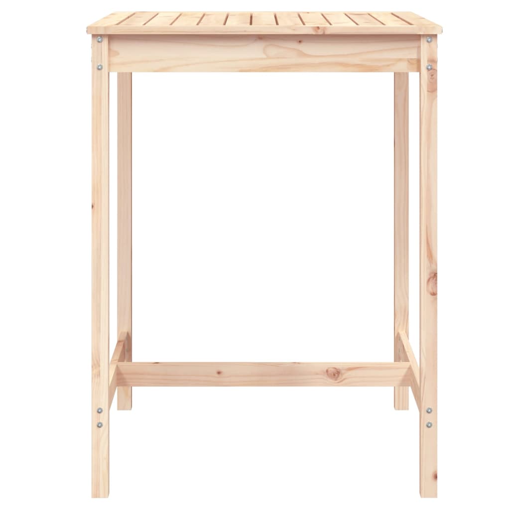 Table de jardin 82,5x82,5x110 cm bois massif de pin