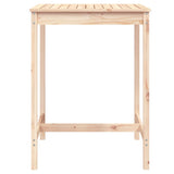 Garden table 82.5x82.5x110 cm solid pine wood