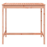 Table de jardin 121x82,5x110 cm bois massif de douglas