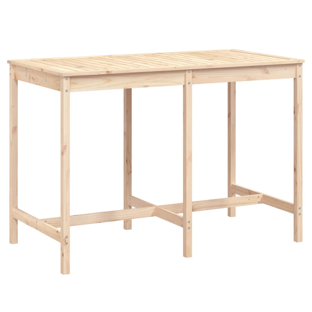 Garden table 159.5x82.5x110 cm solid pine wood