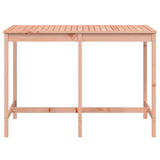 Garden table 159.5x82.5x110 cm solid douglas wood