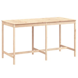 Table de jardin 203,5x90x110 cm bois massif de pin