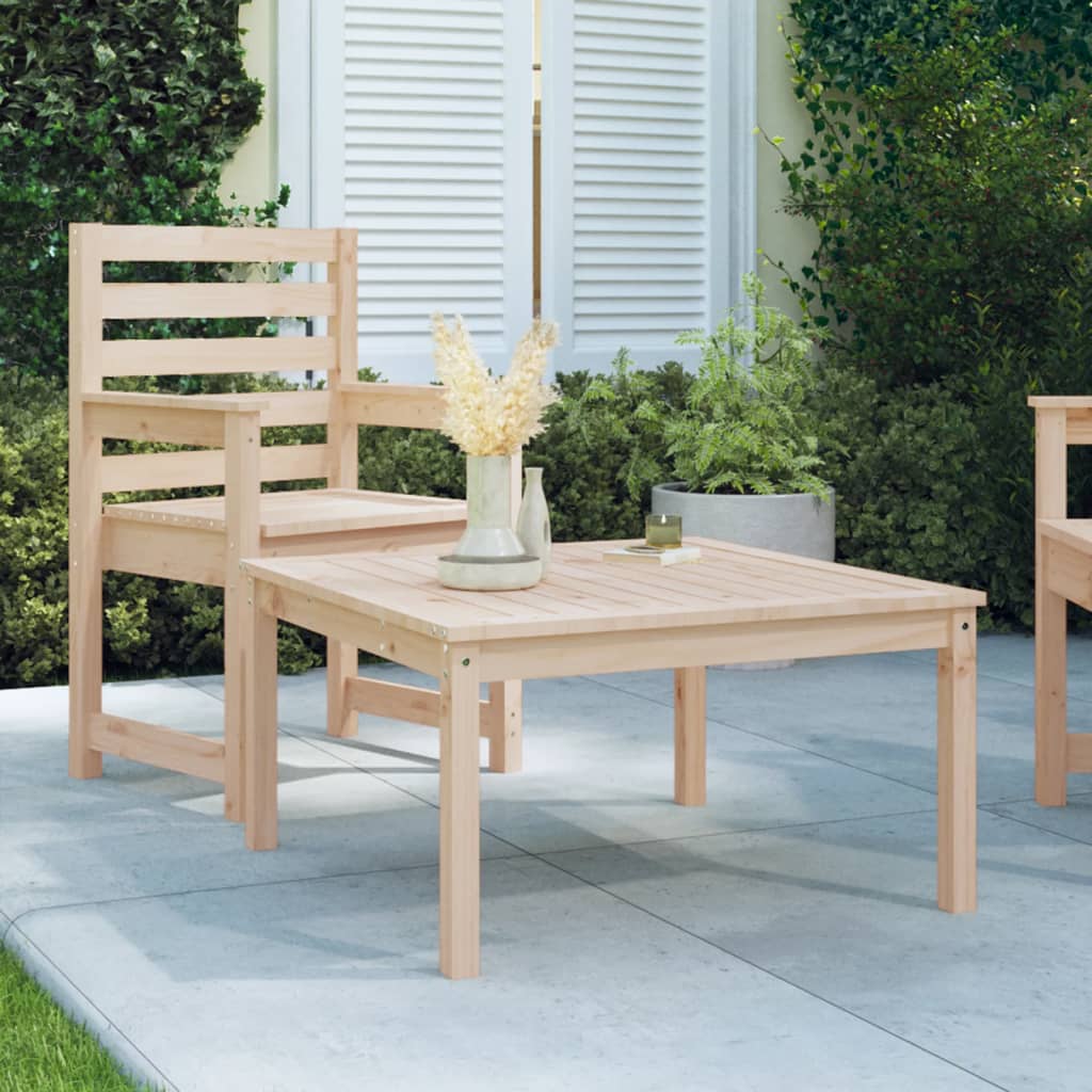 Table de jardin 82,5x82,5x45 cm bois massif de pin