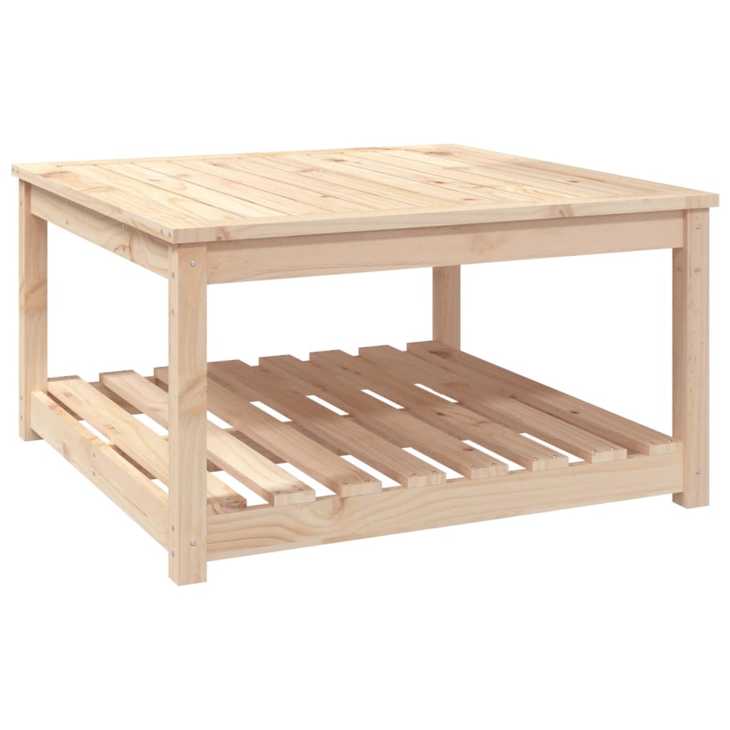 Table de jardin 82,5x82,5x45 cm bois massif de pin