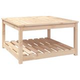 Table de jardin 82,5x82,5x45 cm bois massif de pin