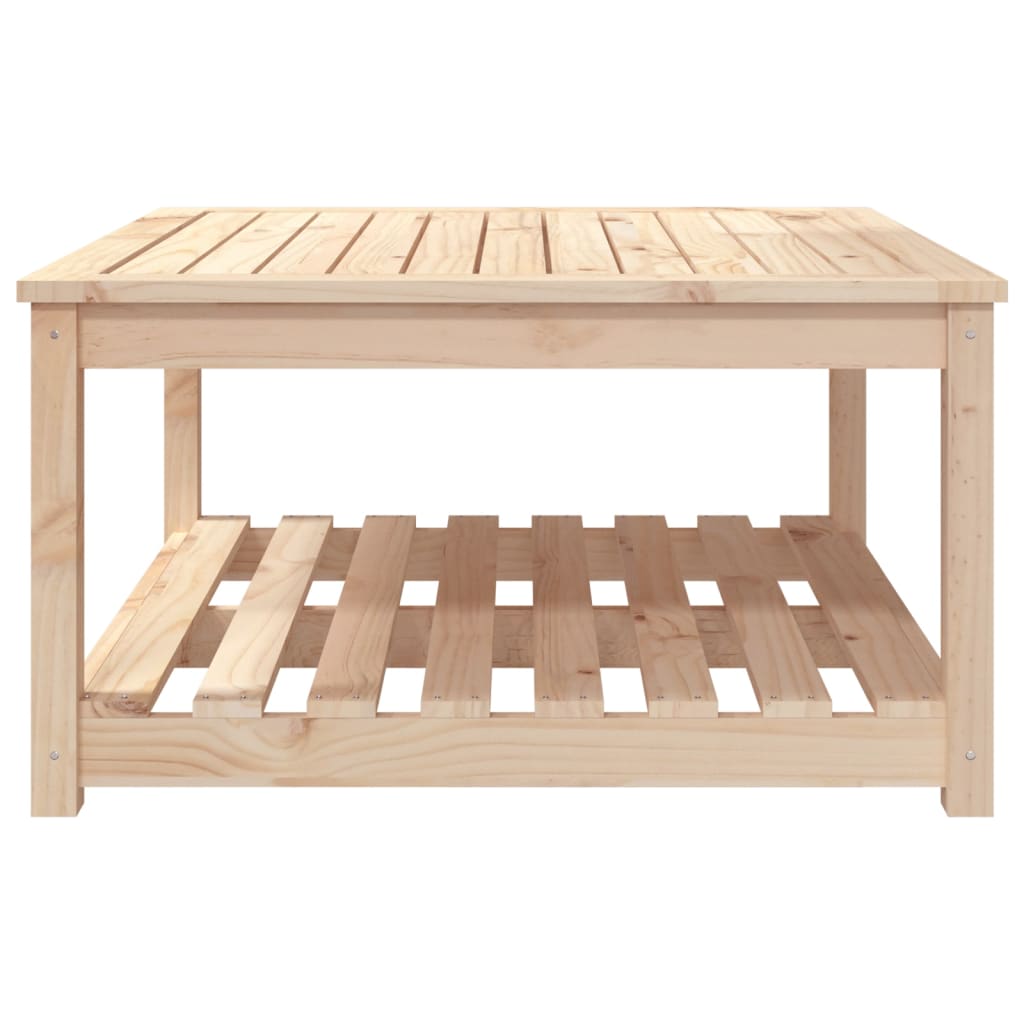 Table de jardin 82,5x82,5x45 cm bois massif de pin