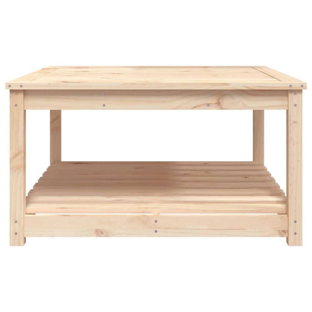 Table de jardin 82,5x82,5x45 cm bois massif de pin