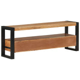 Meuble TV 120x30x45 cm bois d'acacia massif