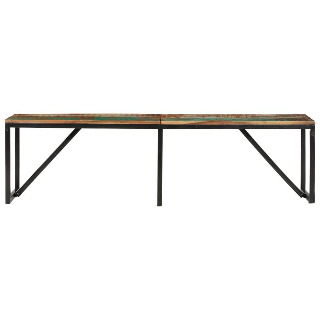 Banc 160x35x46 cm Bois massif de récupération