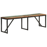 Banc 160x35x46 cm Bois massif de récupération