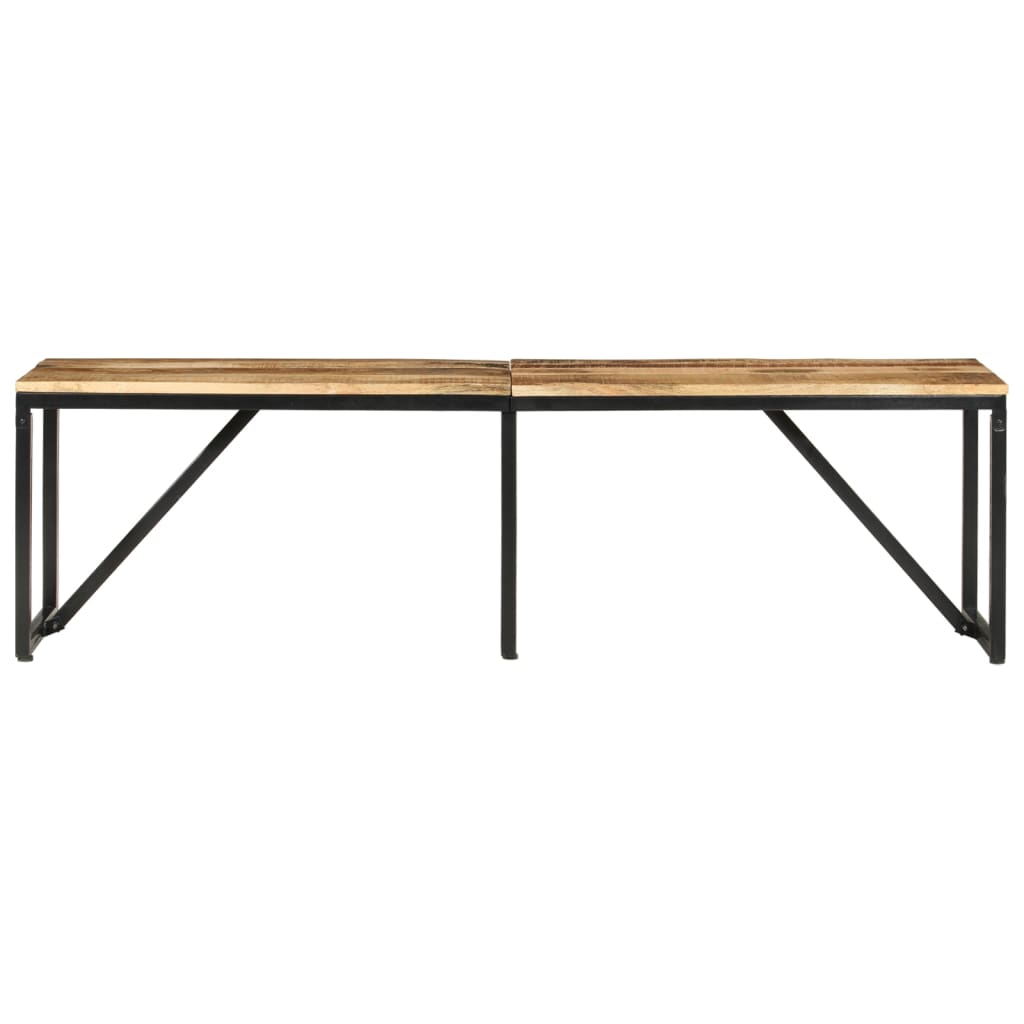 Banc 160x35x46 cm bois massif de manguier