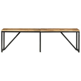 Banc 160x35x46 cm bois massif de manguier