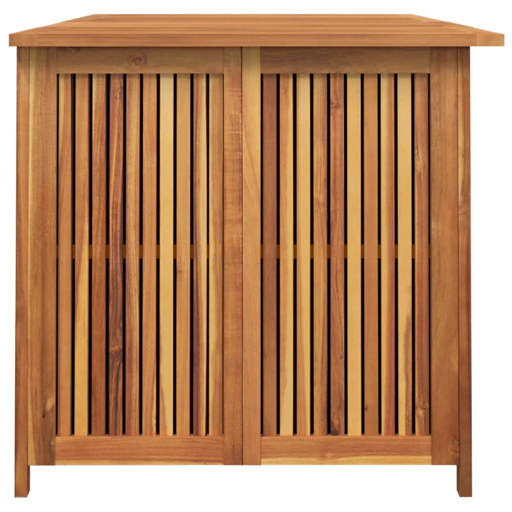 Boîte de rangement de jardin 150x80x75 cm bois massif d'acacia