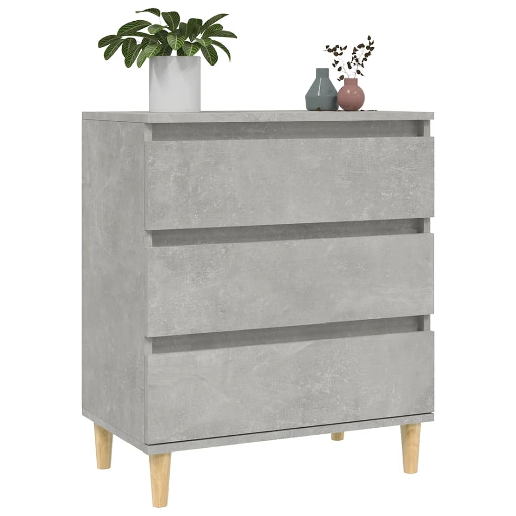 Concrete Grey Sideboard 60x35x70 cm Engineered Wood