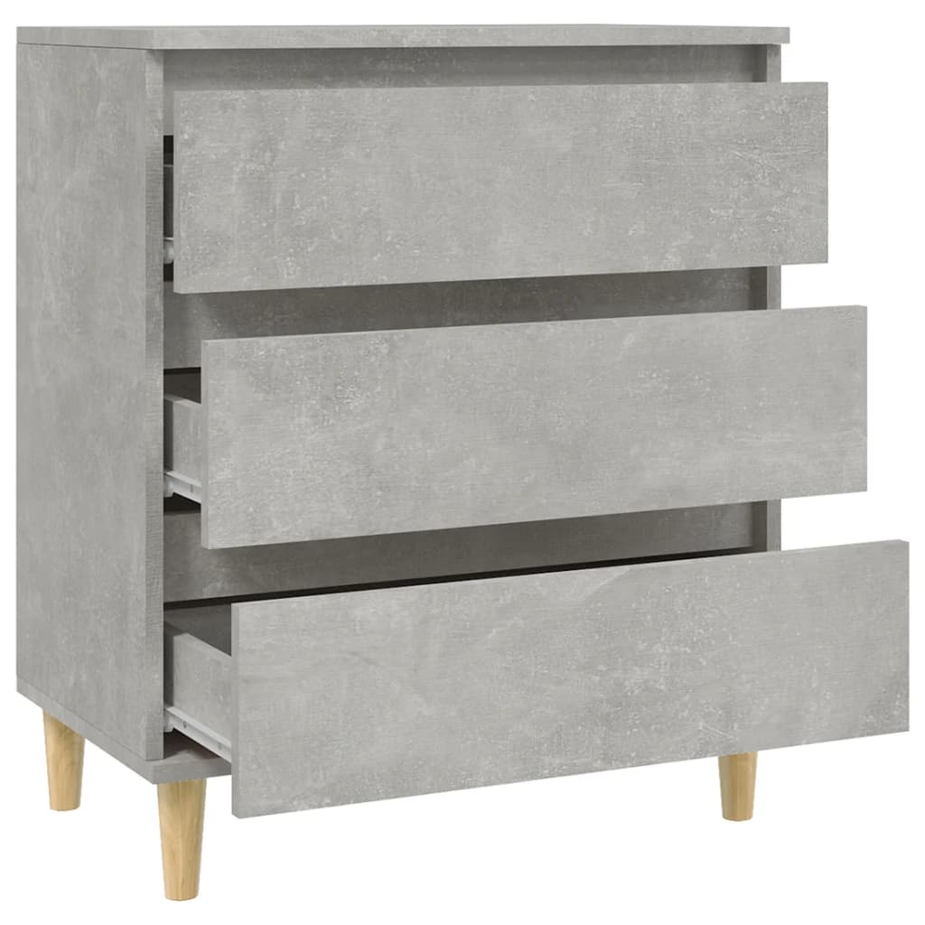 Concrete Grey Sideboard 60x35x70 cm Engineered Wood