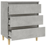 Concrete Grey Sideboard 60x35x70 cm Engineered Wood