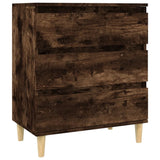 Buffet Chêne fumé 60x35x70 cm Bois d'ingénierie