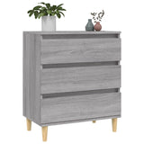 Sonoma graues Sideboard 60x35x70 cm Holzwerkstoff