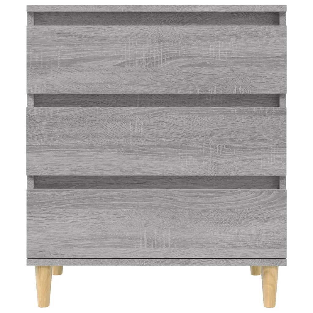 Sonoma graues Sideboard 60x35x70 cm Holzwerkstoff