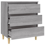 Sonoma graues Sideboard 60x35x70 cm Holzwerkstoff