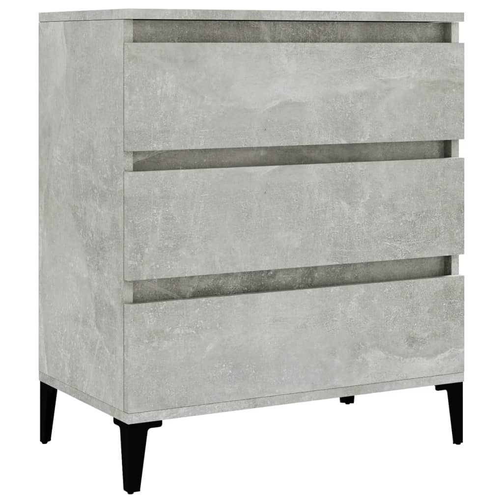 Concrete Grey Sideboard 60x35x70 cm Engineered Wood