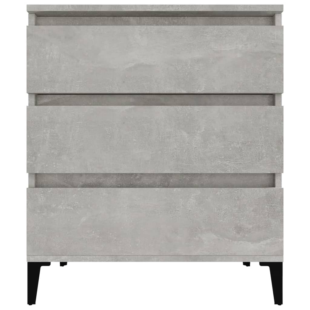 Concrete Grey Sideboard 60x35x70 cm Engineered Wood