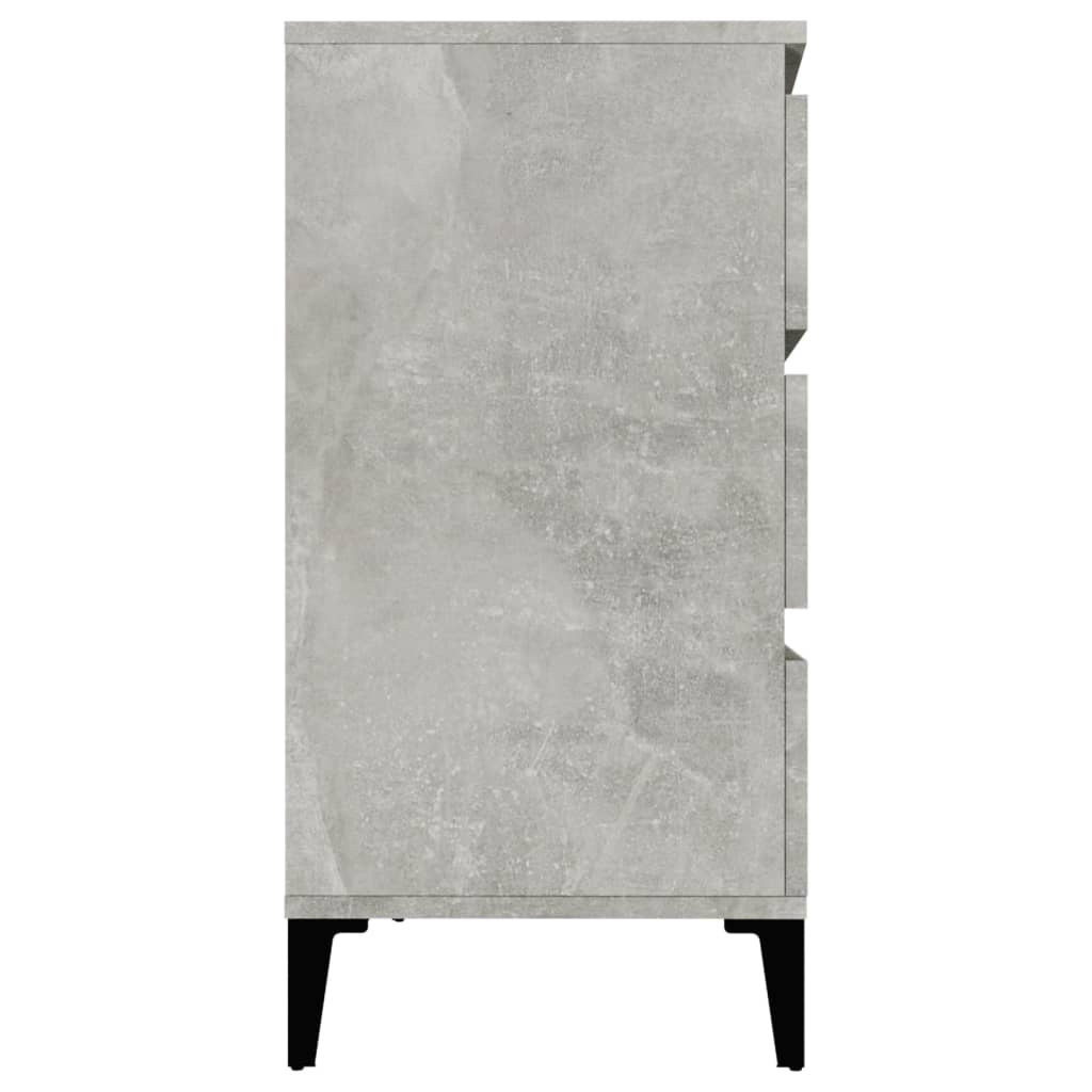 Concrete Grey Sideboard 60x35x70 cm Engineered Wood