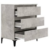 Concrete Grey Sideboard 60x35x70 cm Engineered Wood