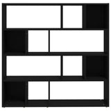 Bookcase/Partition wall Black 105x24x102 cm