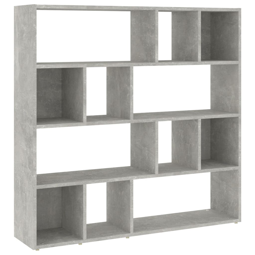 Bookcase/Room Divider Concrete Grey 105x24x102 cm