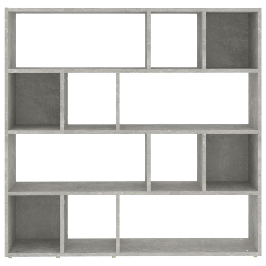 Bookcase/Room Divider Concrete Grey 105x24x102 cm