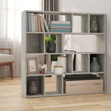 Bookcase/Room Divider Concrete Grey 105x24x102 cm