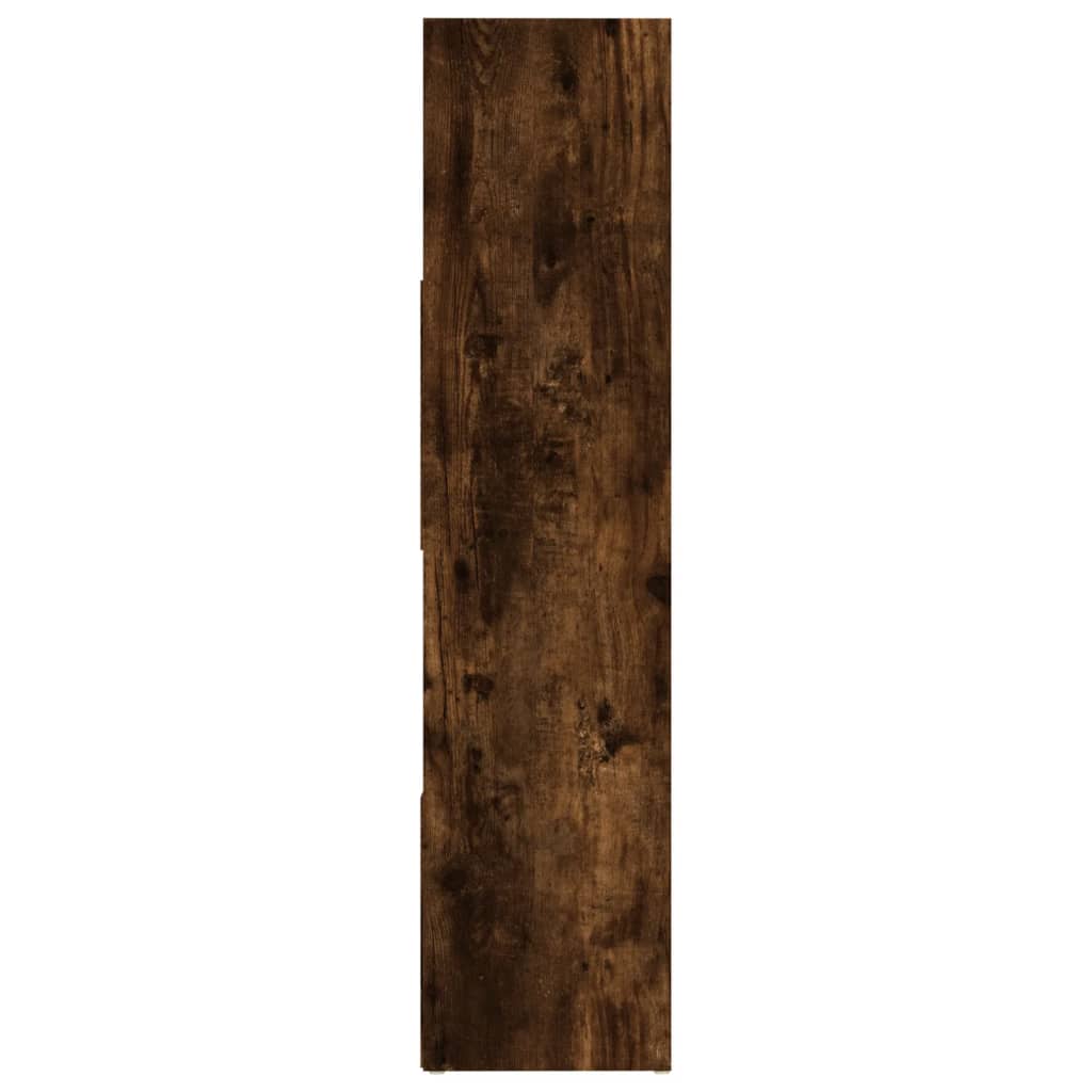 Bookcase/Room Divider Smoked Oak 105x24x102 cm