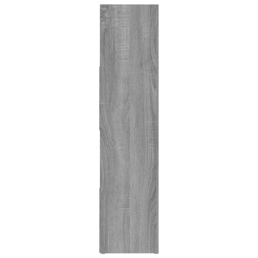 Sonoma Grey Bookcase/Room Divider 105x24x102 cm