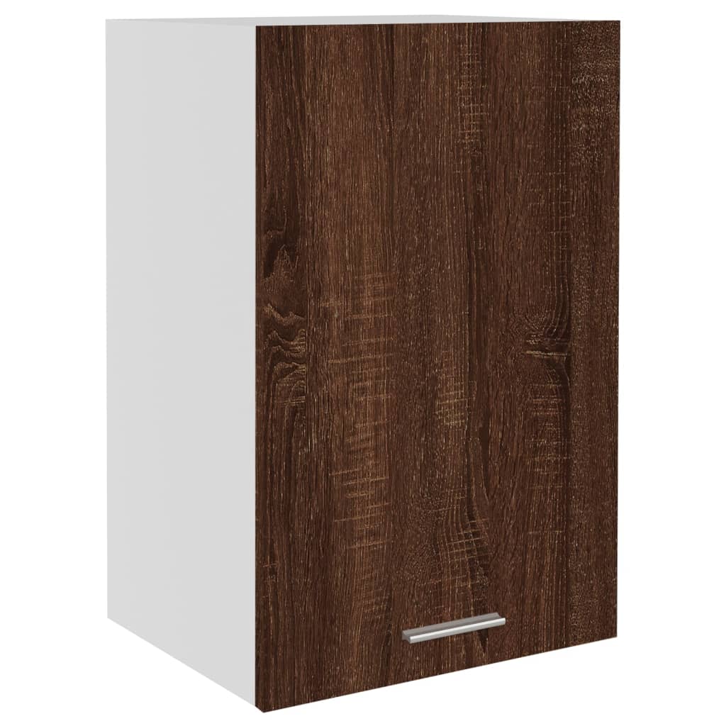 Armoire suspendue Chêne marron 39,5x31x60 cm Bois d'ingénierie