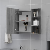 Sonoma gray bathroom mirror cabinet 62.5x20.5x64 cm