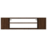 Armoire TV suspendue Chêne marron 100x30x26,5cm Bois Ingénierie