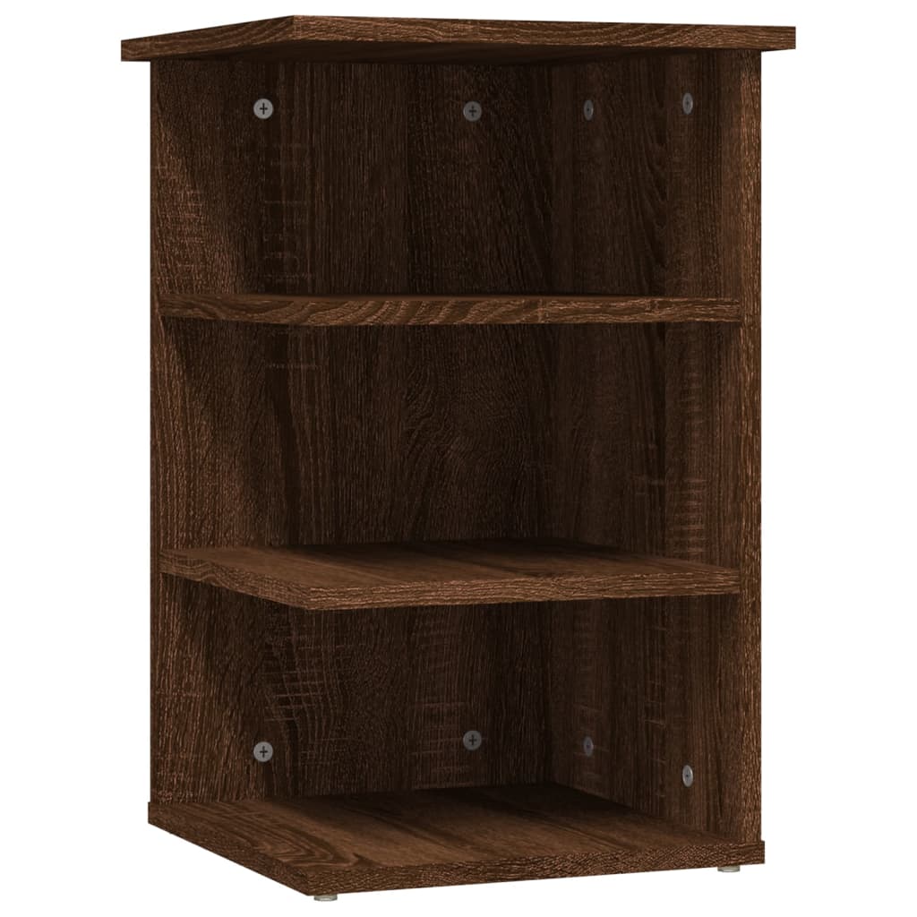 Beistellschrank Brauneiche 35x35x55 cm Holzwerkstoff