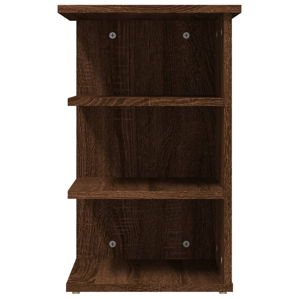 Armoire latérale Chêne marron 35x35x55 cm Bois d'ingénierie